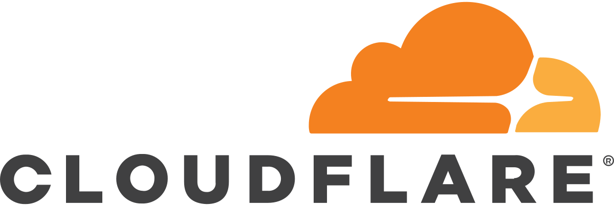 Cloudflare logo.